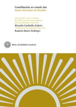 Contribución ao estudo das fontes literarias de Rosalía